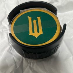 Wicked Movie Black Coaster Set 4 Universal Studios Wizard Of Oz Glinda Elphaba