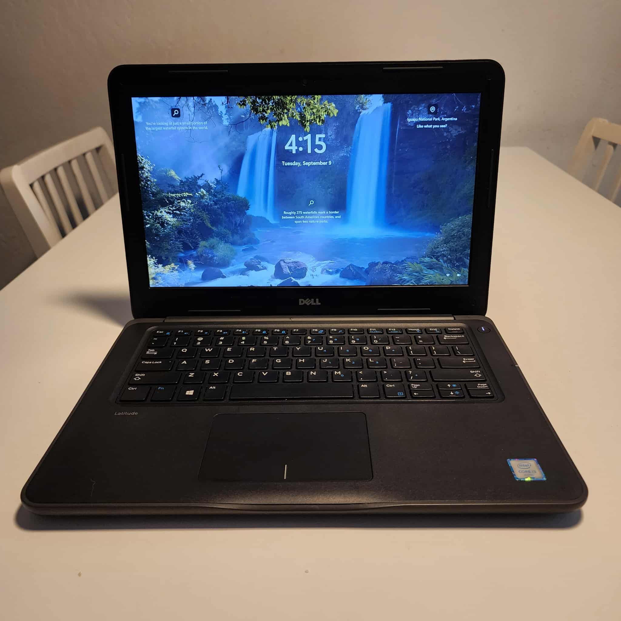 Dell Latitude 3380 laptop 14-inch Intel core i3-6006U 2 GHz 4 GB RAM 128 GB SSD Windows 11 . Microsoft office installed. w/Charger ** NO TRADES **