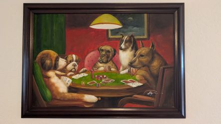 Dogs Playing Poker