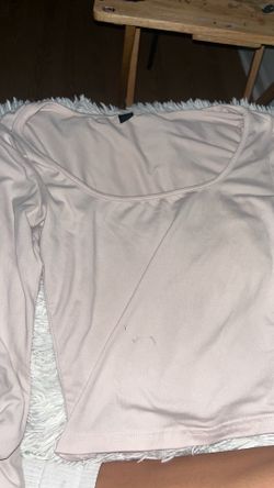 light pink long sleeve