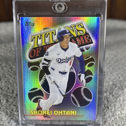 2026 Topps Shohei Ohtani  Titans of the Game Refractor