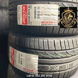"225/40r18 Kumho Tire ECSTA PS31 set of new tires set de llantas nuevas 
"
