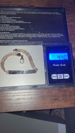gold bracelet/esclava