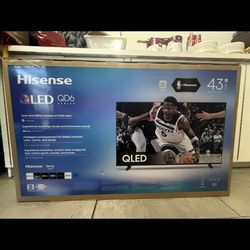 Hisense - 43" Class QD6 Series Hi-QLED 4K UHD Smart Fire TV (2025)