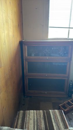 Oak shelves