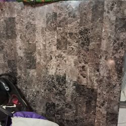 Marble Table With Three Chairs