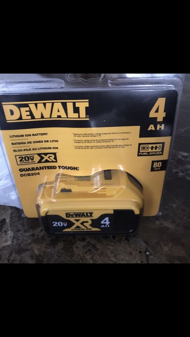 Dewalt 20V 4.0 battery new