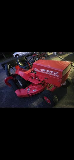 "Vintage Gravely G (series) Rear PTO 3-Bag Collection System -