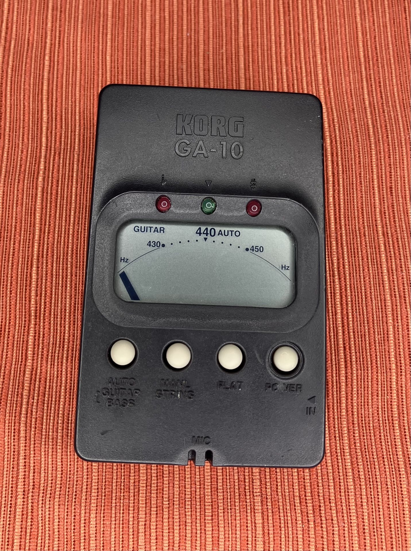Korg GA-10 Digital Guitar Bass Tuner