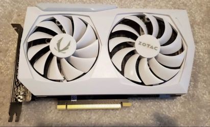 ZOTAC 3060 TI rtx GPU white edition