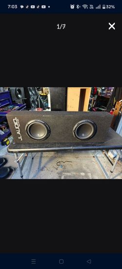 JL audio w3 subs in ported box