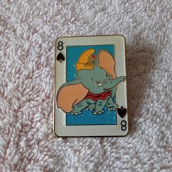 Disney HKDL 2014 Dumbo Playing Card pin