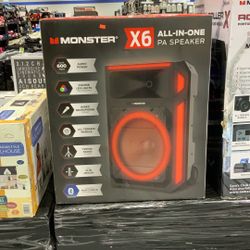 Monster X6 All-In-One PA Speaker $150