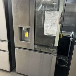New Open Box Lg Mirrored Insta View Door In Door Refrigerator 