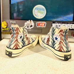 Converse All-Star Womens SZ- 8.5 Native American Off White Bone 