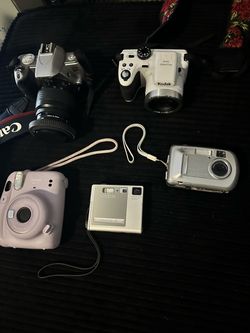 Lot of 5 Cameras – Canon, Kodak, Fujifilm, Minolta