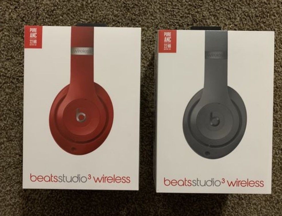 Beat studio 3 wireless bluetooth headphones