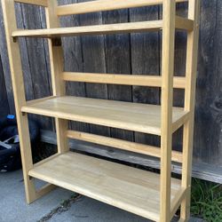 Bookshelf (solid wood)- Foldable
