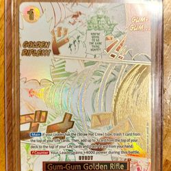 OP-15 One Piece Gum-Gum Golden Rifle 