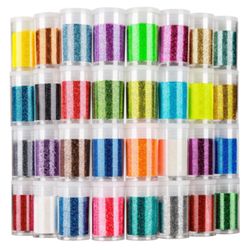 Glitter, Fine Glitter for Resin, Set of 29 Colors, for Nail Body Tumbler Arts and Crafts