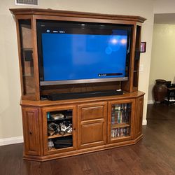 60 Inch Sony TV and Entertainment Center