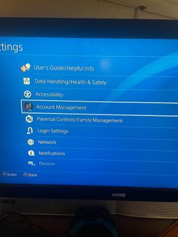 PS4 with controller