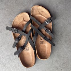Birki’s (Birkenstock) Size 8, 39, 5.5 Black Strap Sandal 