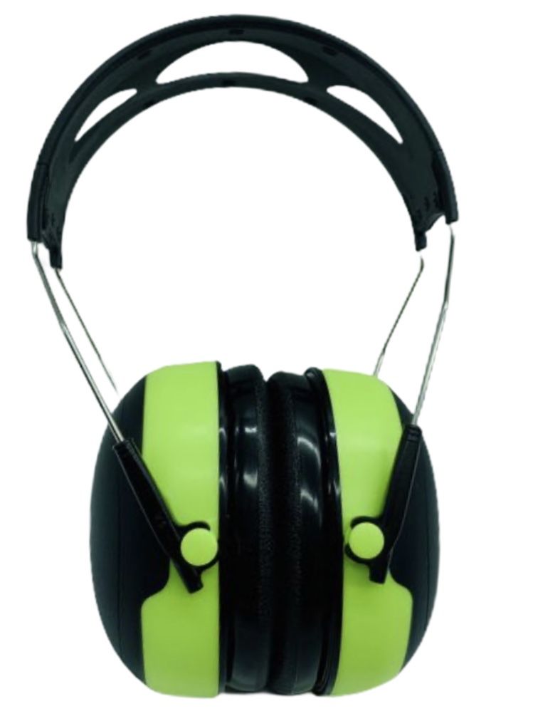 3m Hi-viz Pro Earmuffs 27db Nrr Rated Comfortable Low Profile Earmuffs
