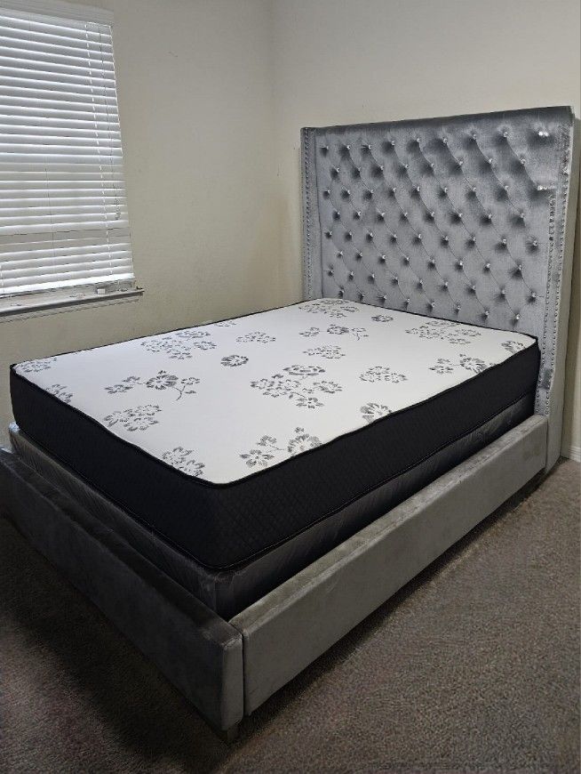 NEW QUEEN MATTRESS WITH BOX SPRING 🔝 ALL SIZES IN STOCK
