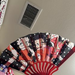 Betty Boop Foldable Fan $4