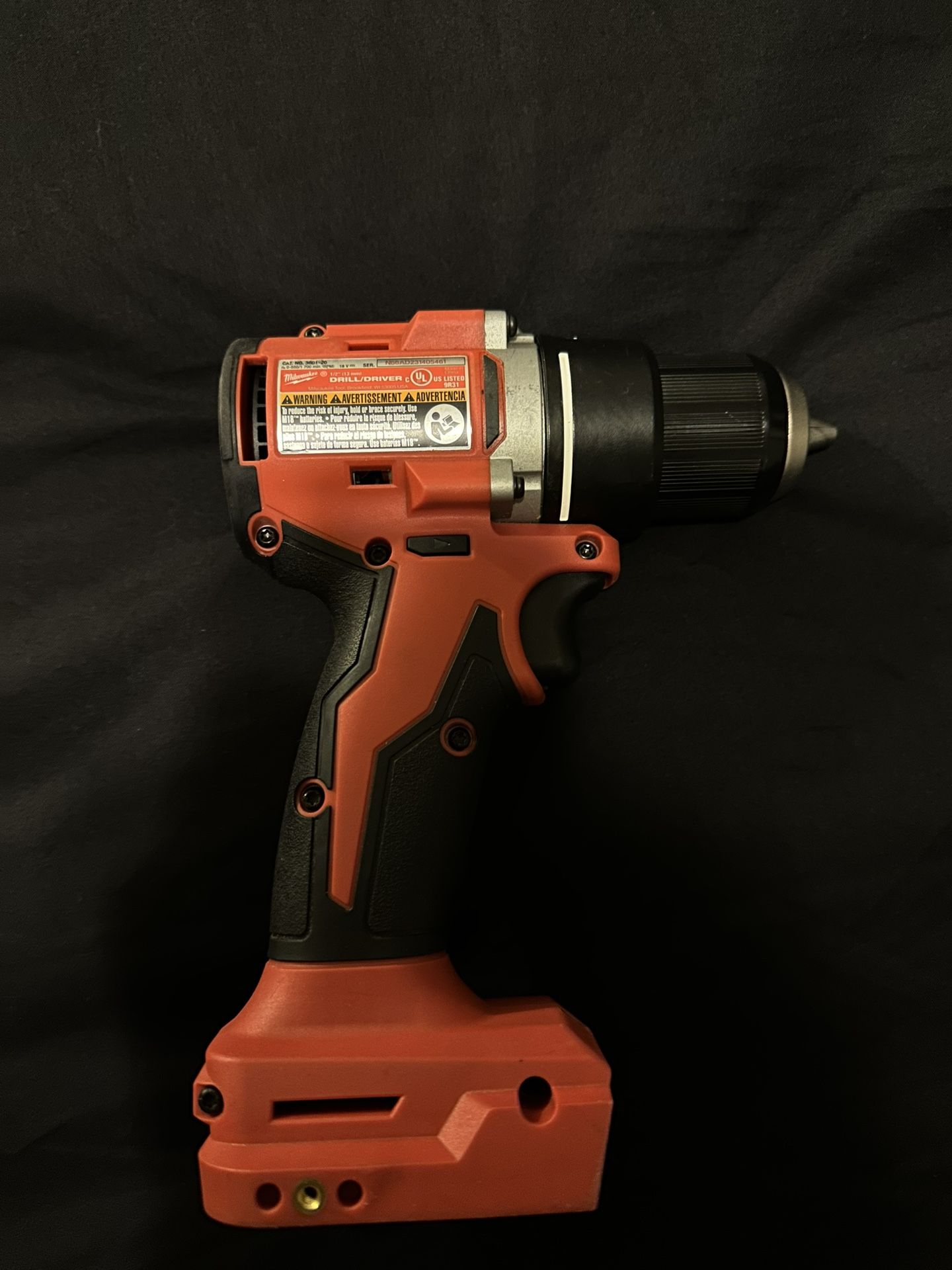 M18 18V Lithium-Ion Brushless Cordless 1/2 in. Compact Hammer Drill/Driver (Tool-Only)