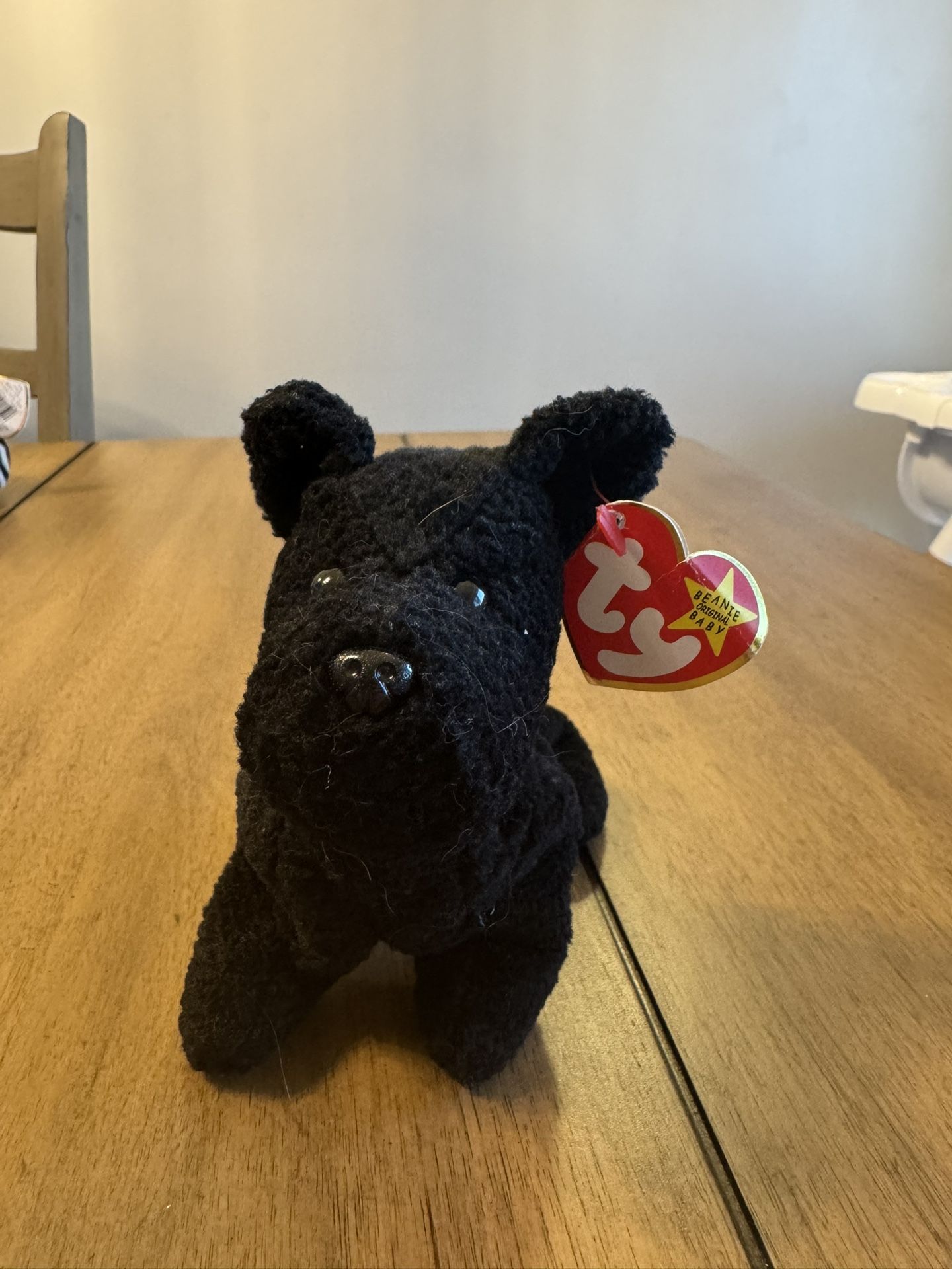 Ty Beanie Baby named Scottie the Scottish Terrier.