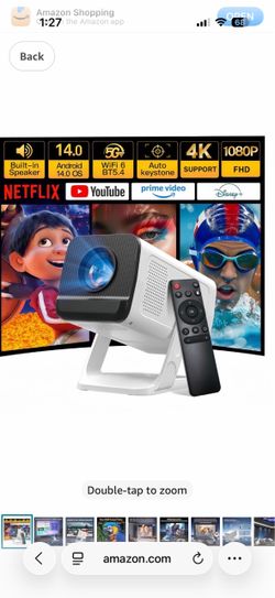 Brand new 1080P 4K Support Mini Projector