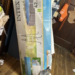 New In Box 42” Intex Stell Frame Pool Ladder 