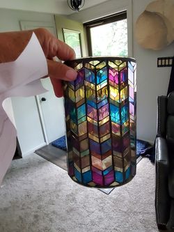 Yankee jewel mosaic candle holder