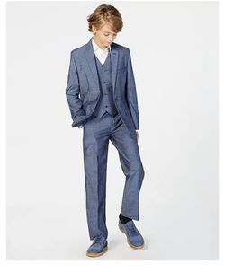 Calvin Klein Big Kid Blue Suit