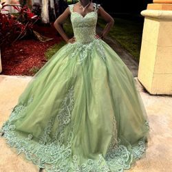 Green Prom/ Quinceanera Dress