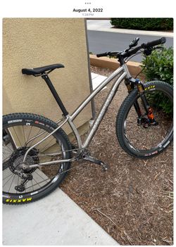 Litespeed Pinhoti III Titanium 27.5 size small Mountain Bike XTR, Reynolds, Fox