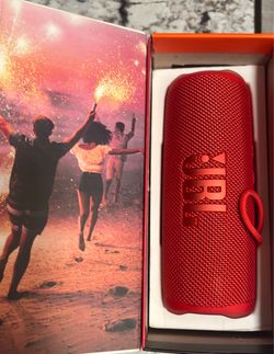 JBL Flip Six Portable Bluetooth Speaker Red