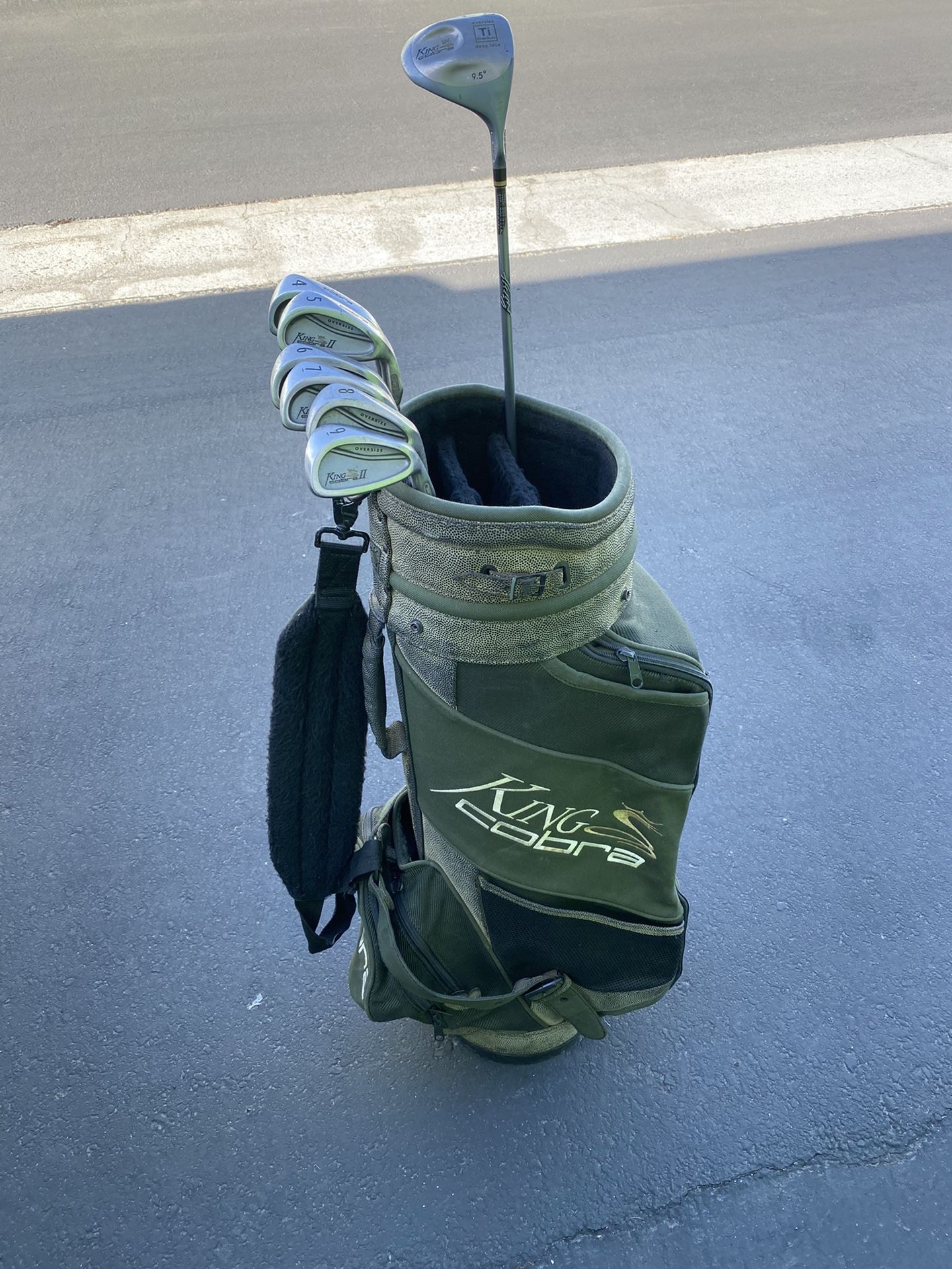 King cobra golf bag king cobra 2 oversize golf club iron set