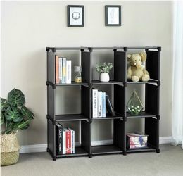 9 Cube DIY Storage Shelves Open Bookshelf Closet Organizer