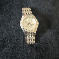 Bulova Men Baguette Crystal Watch