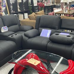 Sofa And Loveseat Reclining For $39 Initial Payment 