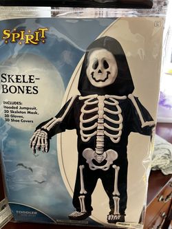 Skeleton Halloween Costume 3 + Years Old 