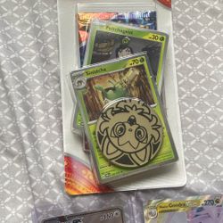 Pokemon surging sparks pack + 4 good cards