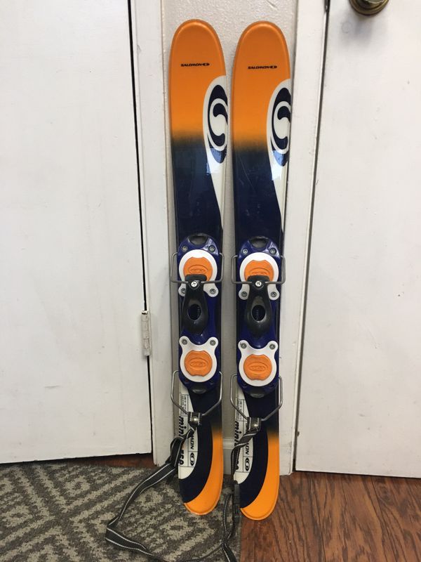 SNOWBLADES 90cm Salomon miniverse adult ski blades . for Sale in Newark