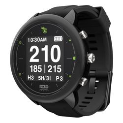 Izzo Golf Swami Golf GPS Watch  Brand Izzo Model Name Golf GPS Watch Screen Size 1.5 Inches Special Feature Battery Lasts up to 10 hours Connectivity 
