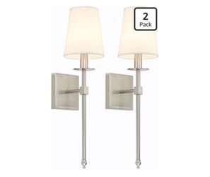 New Box XINBEi Modern Wall Sconce Lights 2 Pack