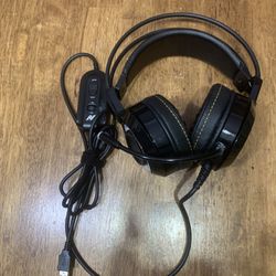 Abkoncore Wired Gaming Headset w Microphone