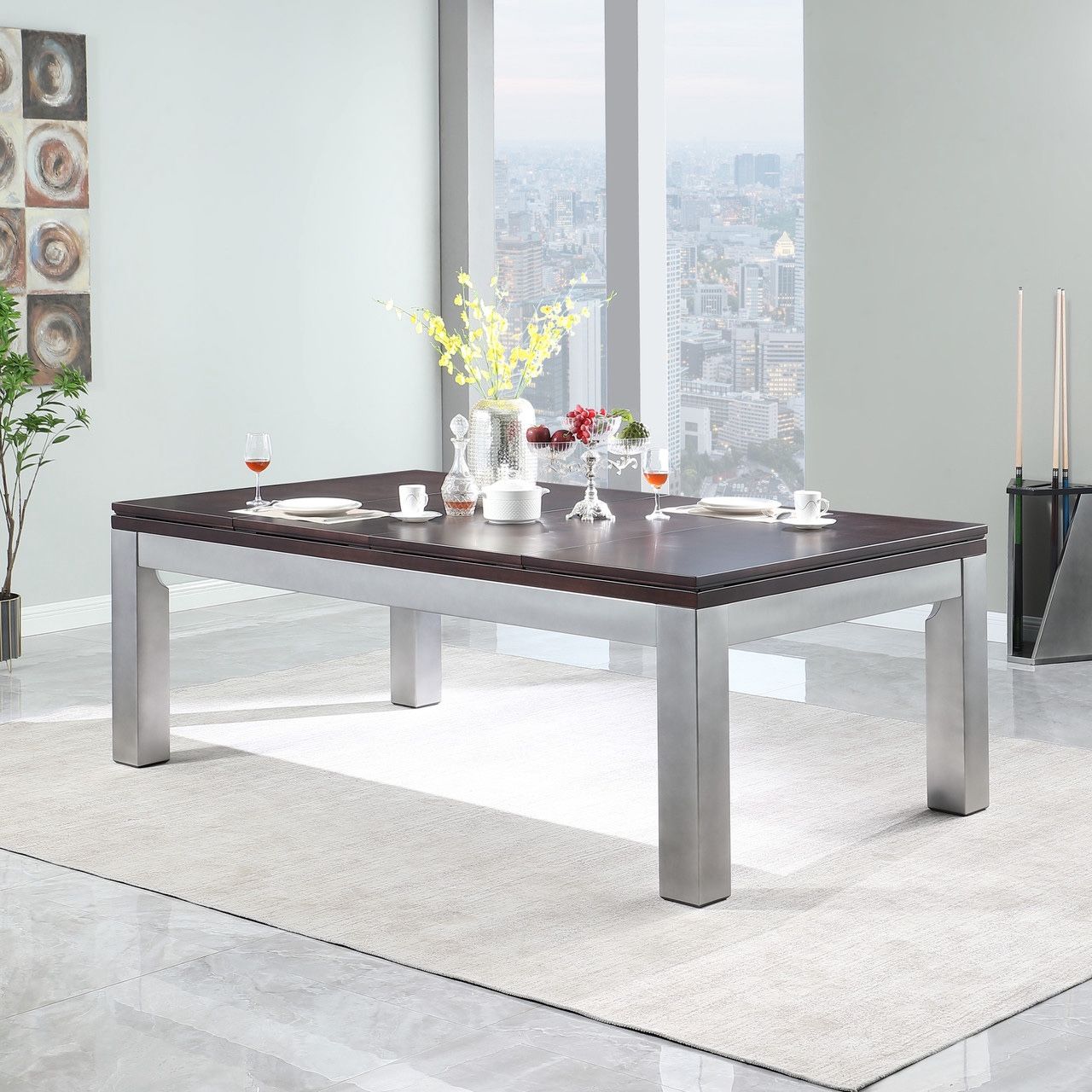 Genoa Pool Table with Dining Top